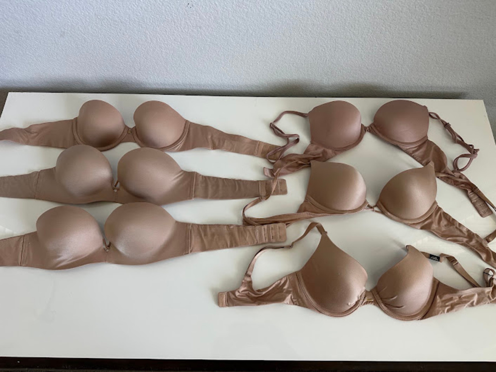Bundle of Victoria's Secret Push Up Bra Nude 32A